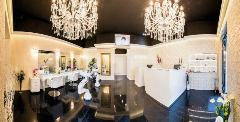 Inside view of the Hairdreams Couture Salon Vienna