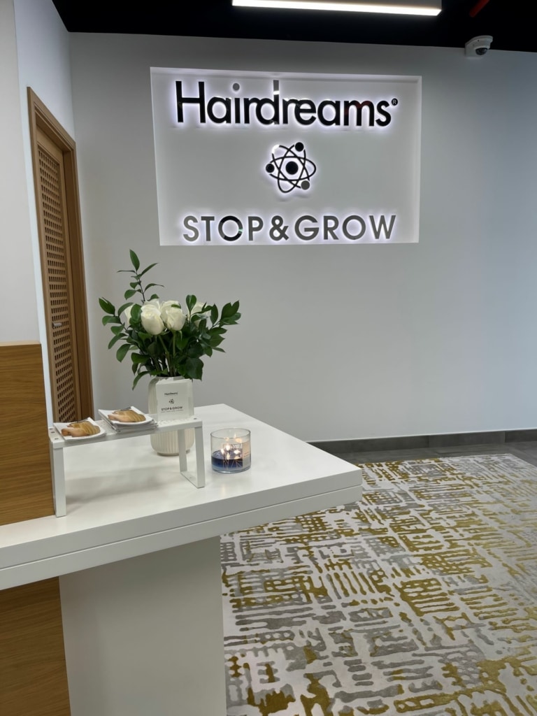 Entrance area of the Hairdreams Headquarter Middle East