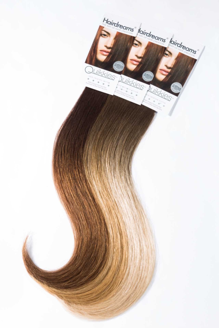 Tapes-Extensions in Hairdreams 5-star quality in three different colours