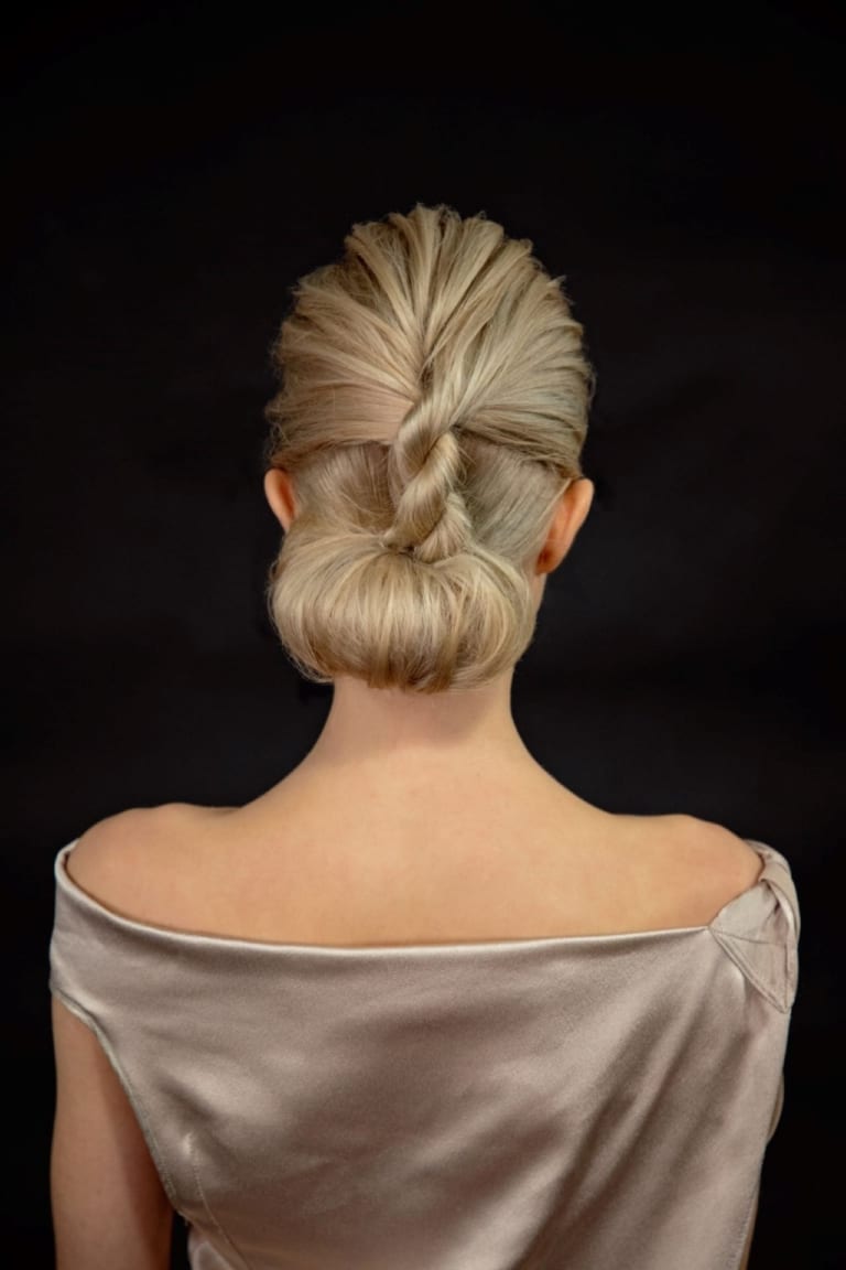 Updo from behind