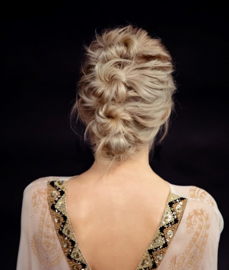 Updo from behind